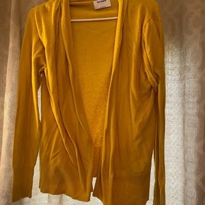 Old Navy Mustard Cardigan